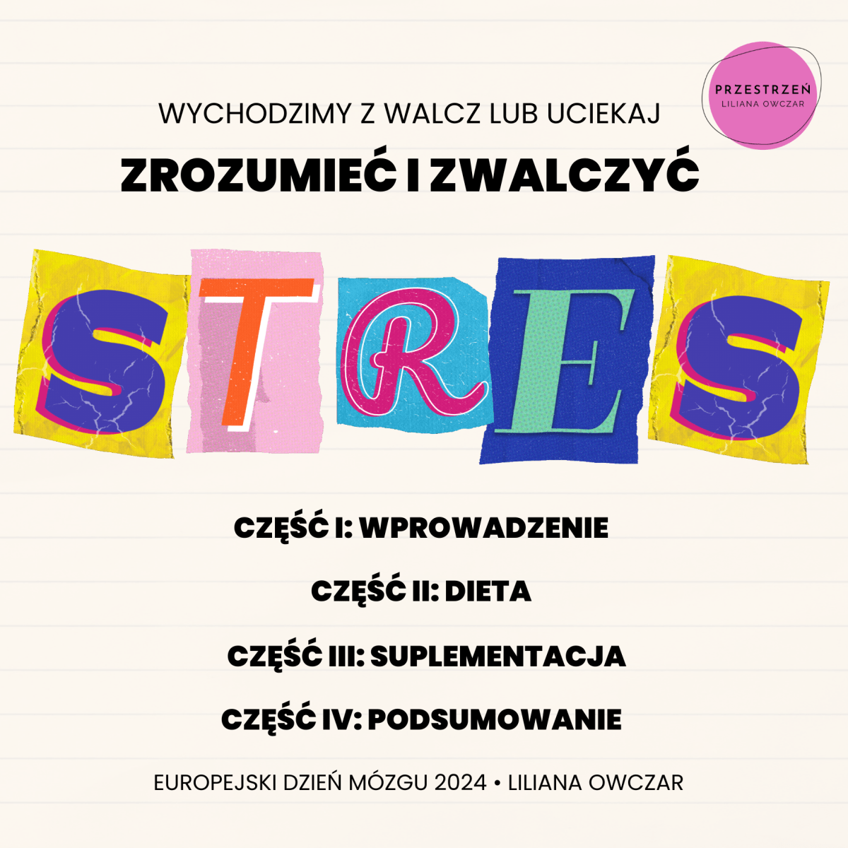 wyjdź z reakcji “walcz lub uciekaj”: zrozumieć i zwalczyć STRES (EDM